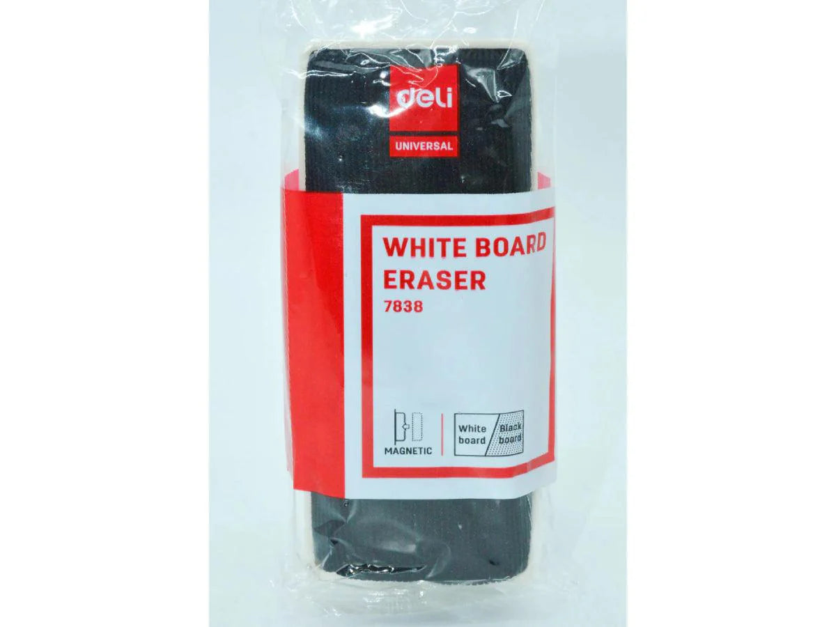 MAGNETIC WHITEBOARD ERASER ( BRAND DELI )
