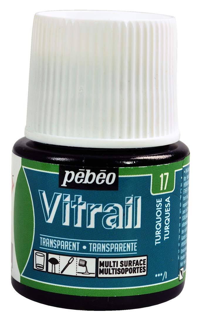 GLASS PAINT VITRAIL TRANSPARENT ( BRAND PEBEO ) 45ML