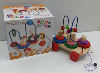 KIDS TOY -POLE TRAILERS BEADS