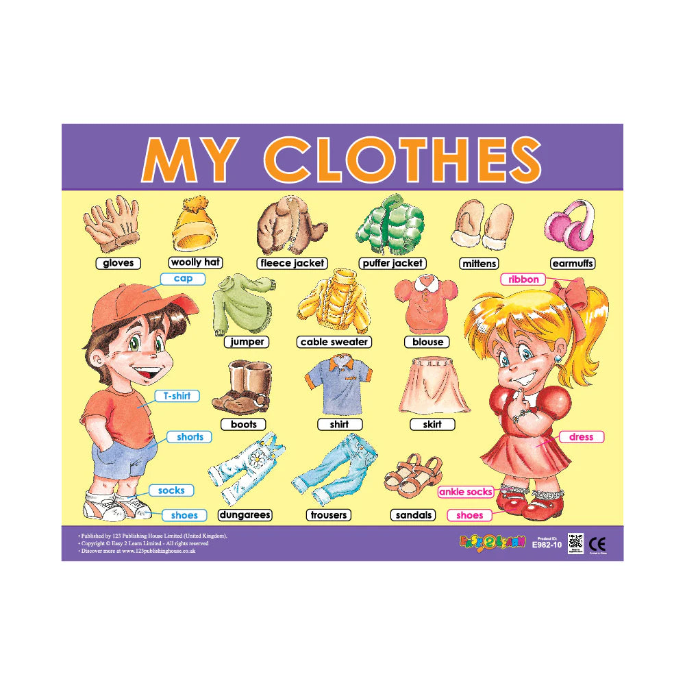 CHART BOARD ( MY CLOTHES )