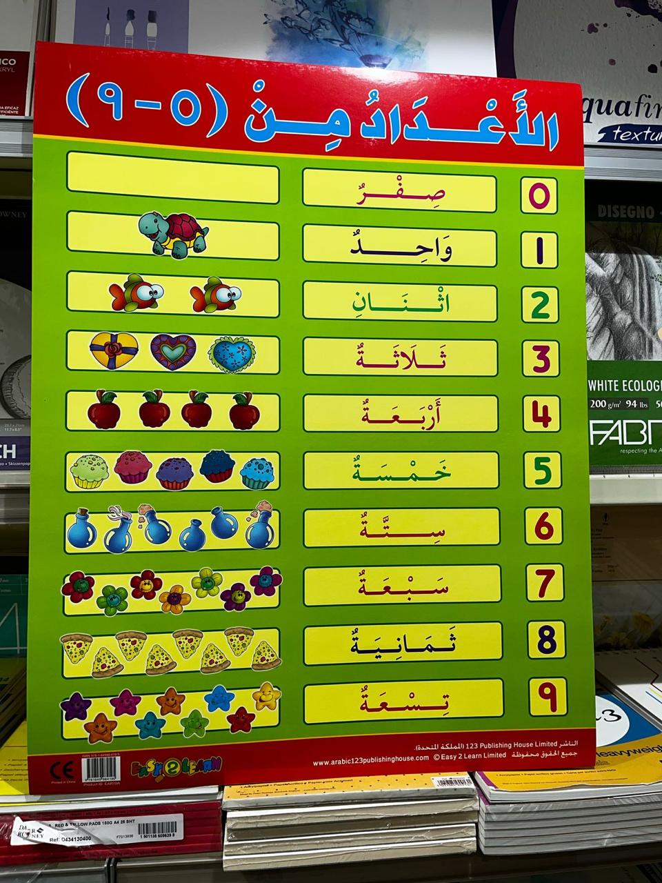 ARABIC CHART BOARD ID (EAR 70A)
