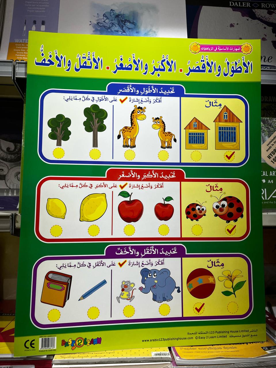 ARABIC CHART BOARD ID ( EAR 1062 )