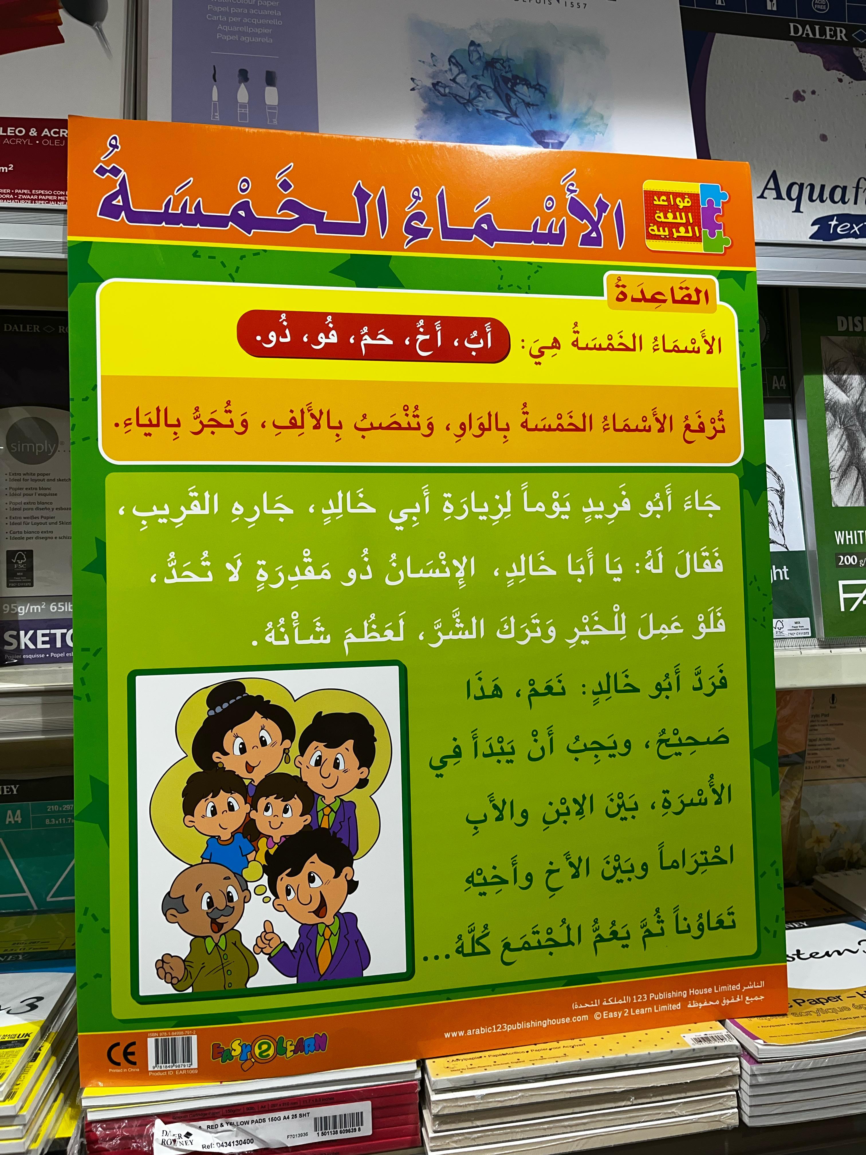 ARABIC CHART BOARD ID ( EAR 1069 )