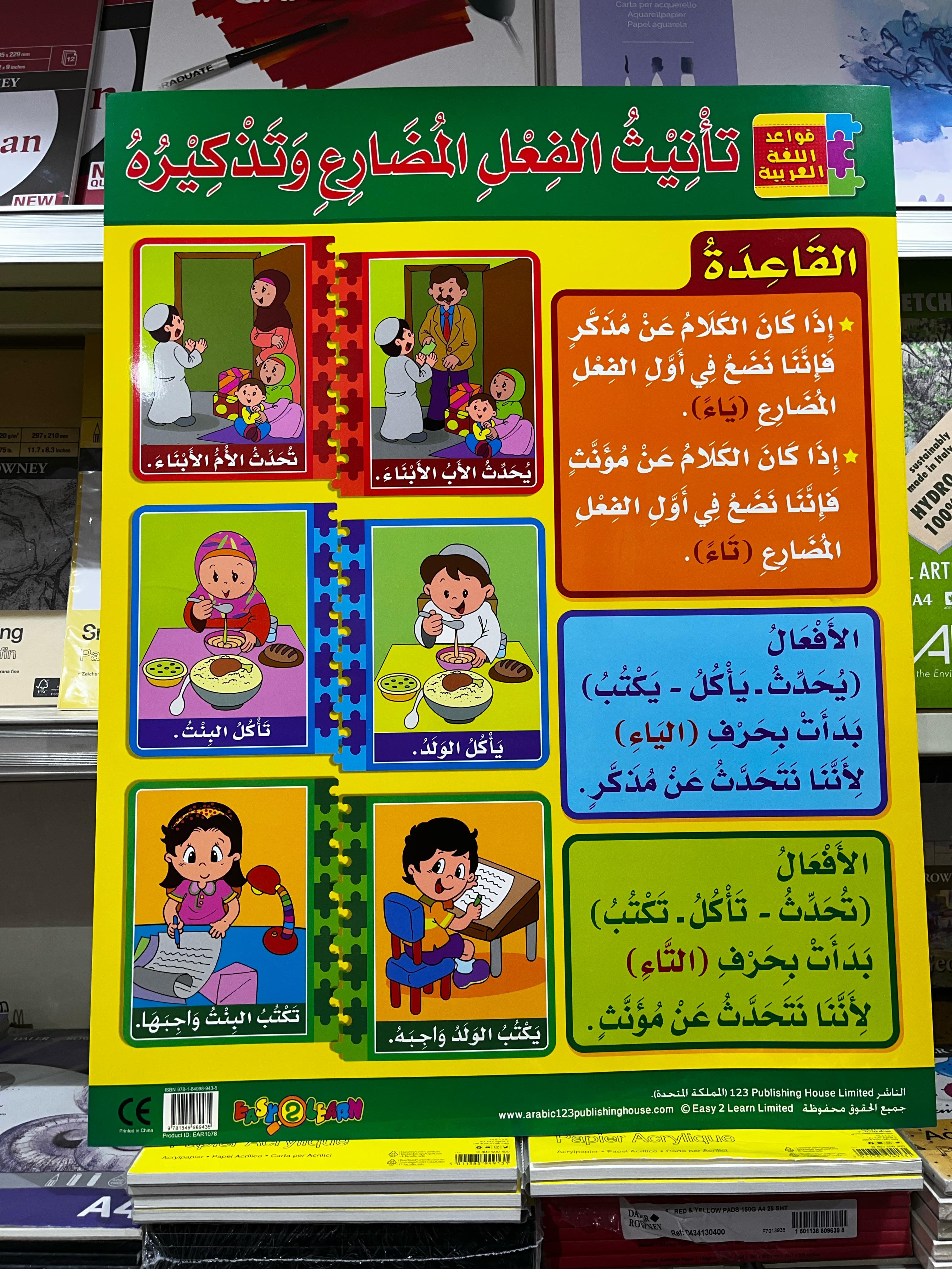 ARABIC CHART BOARD ID ( EAR 1078 )