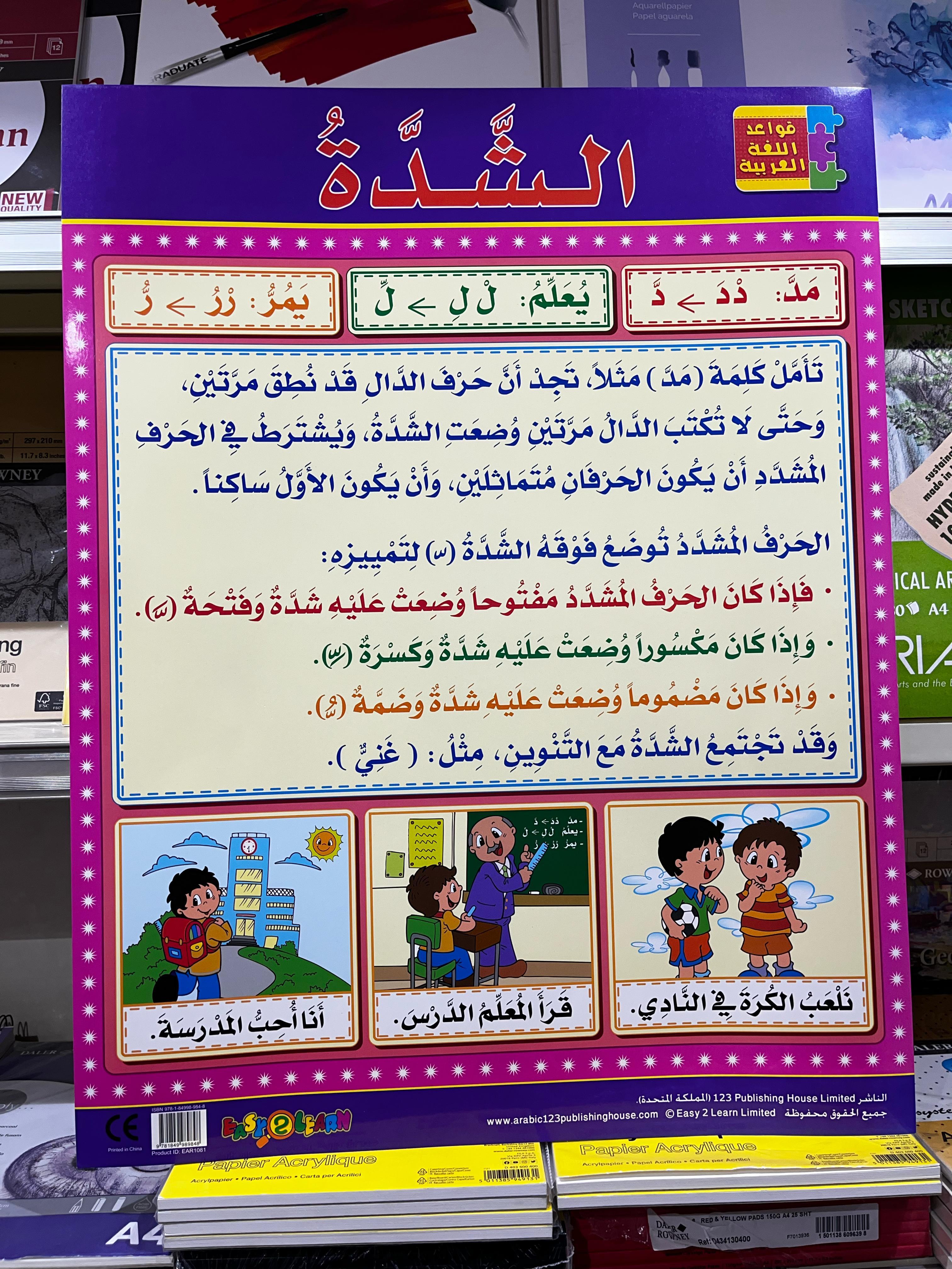 ARABIC CHART BOARD ID ( EAR 1081 )