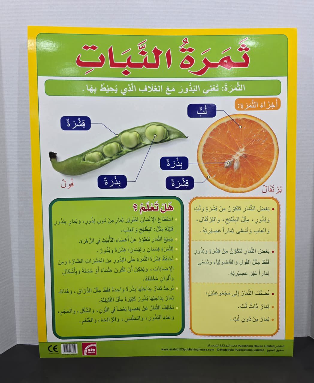 ARABIC CHART BOARD ID# RAR 112