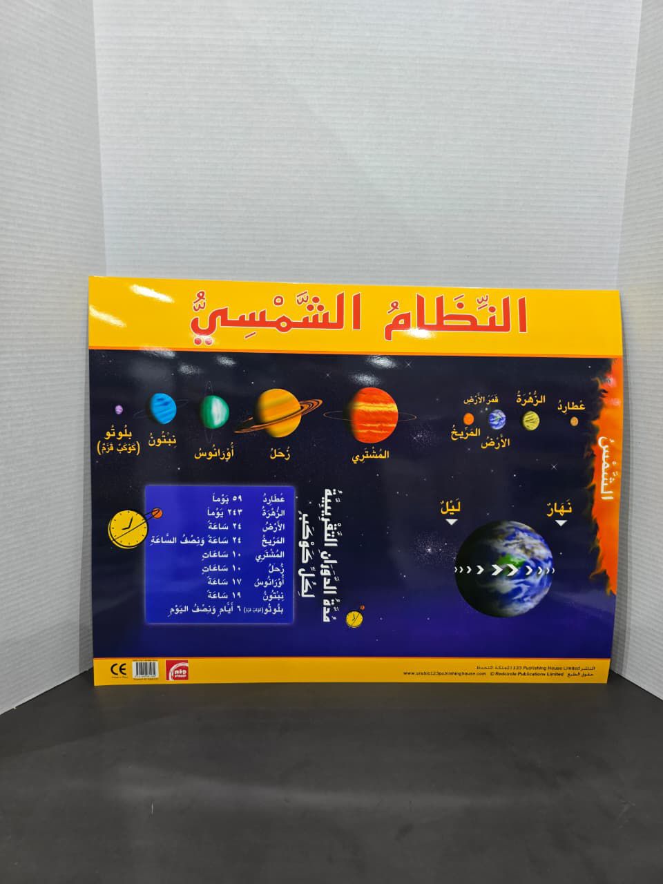 ARABIC CHART BOARD -ID# RAR 113