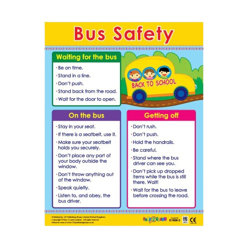 CHART BOARD ( BUS SAFETY )
