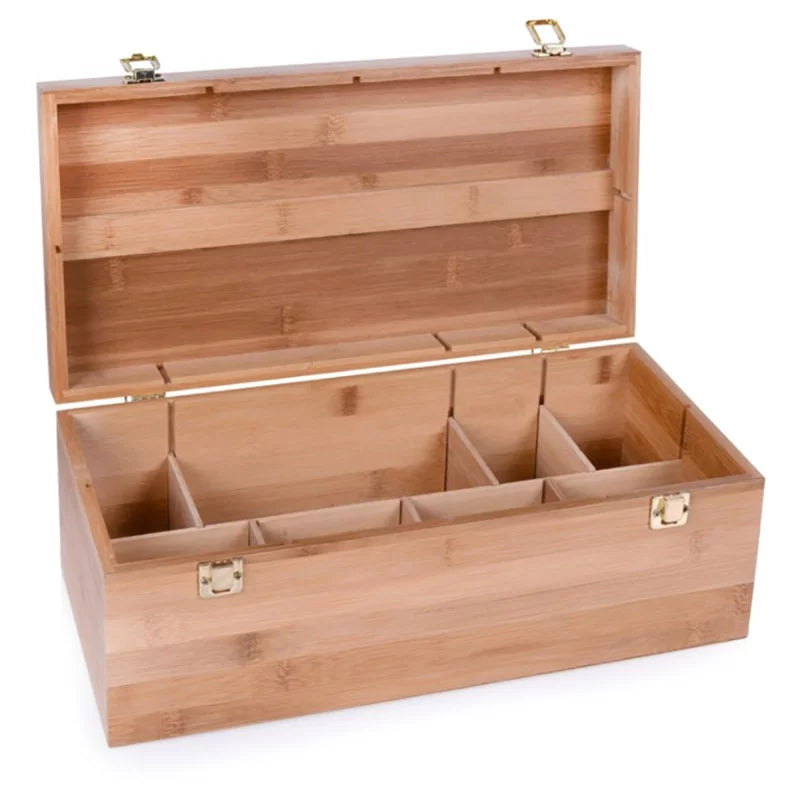 SINOART WOODEN BOX ELM WOOD 40.5X20X15.5CM