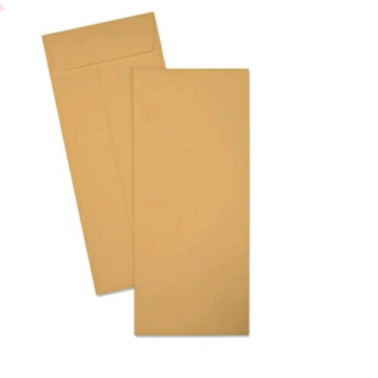 BROWN ENVELOP ( BRAND HISPAPEL ) 9X4 SIZE HEAD OPEN