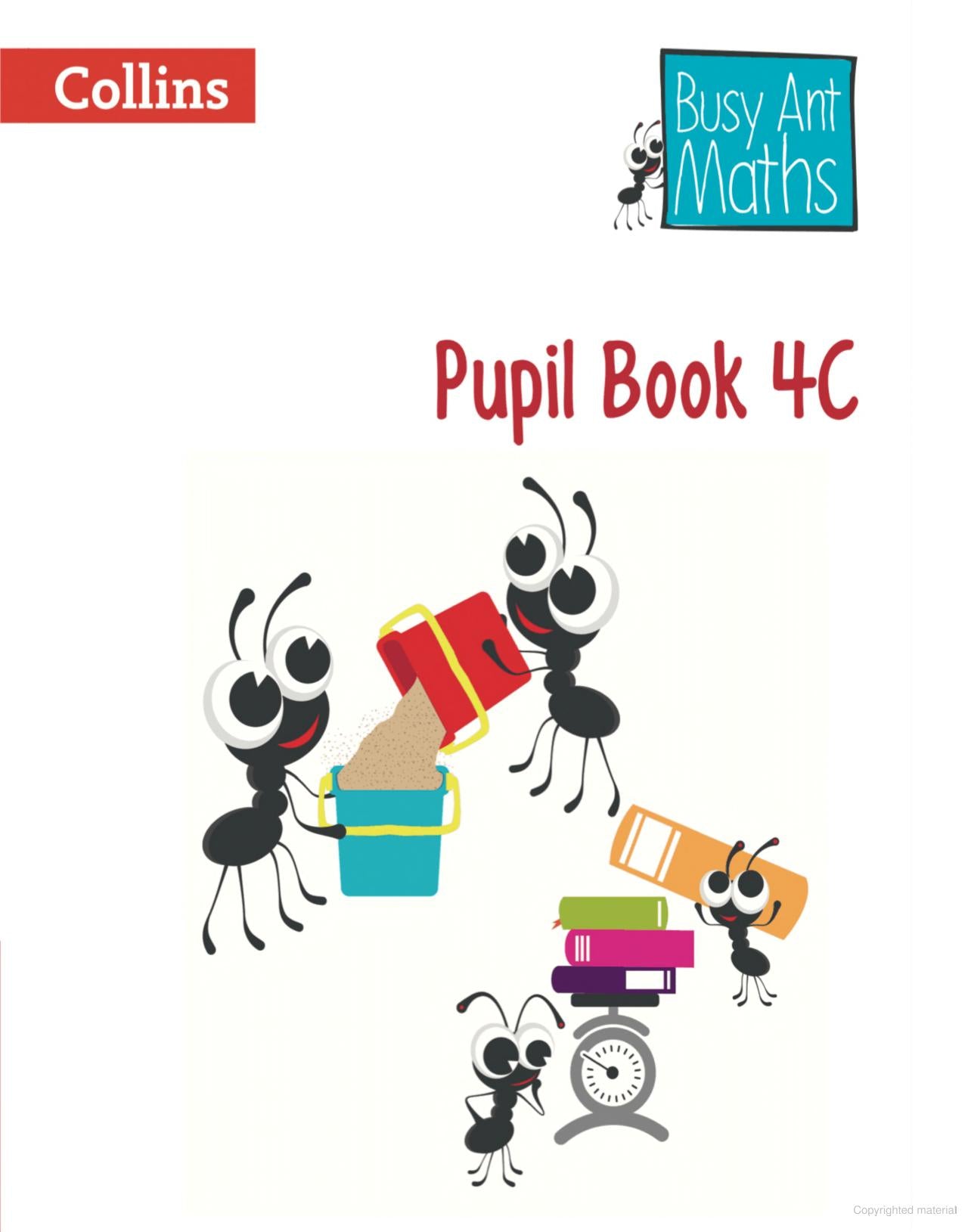 Pupil Book 4C (Busy Ant Maths)