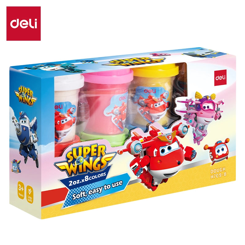 MODELING CLAY ( BRAND DELI ) 8PCS