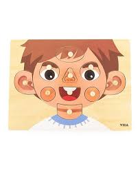 Viga Face Parts Puzzle -Boy