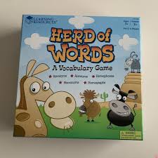 LEARNING RESOURCES HERD OF WORDS VOCABULARY GAME