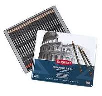 SKETCH PENCIL ( BRAND DERWENT ) GRAPHIC 9B-9H SET OF 24