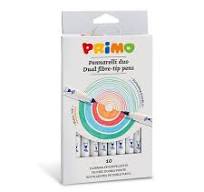 DUAL TIP PEN MARKER 10colors ( BRAND PRIMO )