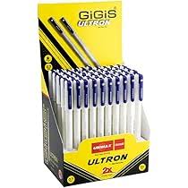 BALLPEN 2 COLORS 0.7mm ULTRON PACK OF 50PCS ( BRAND GIGIS )