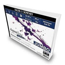 A4 WATERCOLOR PAD AQUAFINE TEXTURE JUMBO ( BRAND DALER ROWNEY )