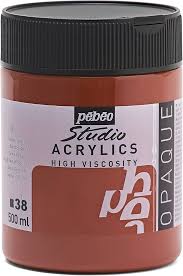 ACRYLIC PAINT ( BRAND PEBEO ) STUDIO ACRYLIC 500ML