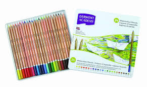 DERWENT ACADEMY WATERCOLOR PENCILS D 24 pcs