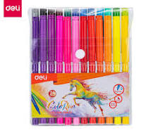 FELT PEN 24 COLORS ( BRAND DELI )