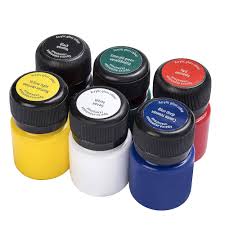 ACRYLIC GLOSS COLOR FOR ARTS AND CRAFT 6shades ( BRAND DECOLA )