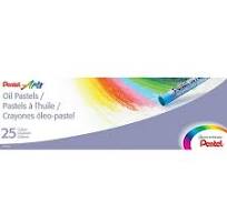OIL PASTEL COLOR ( BRAND PENTEL ) 25 COLORS