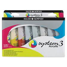 ACRYLIC COLOR SYSTEM 3 ( BRAND DALER ROWNEY )