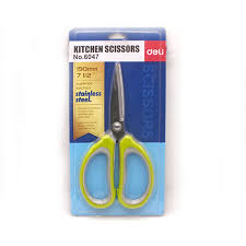 KITCHEN SCISSOR ( BRAND DELI ) 190MM STAINLESS STEEL