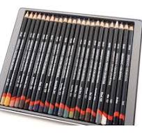 CHARCOAL ( BRAND DERWENT ) TINTED CHARCOAL 24 PCS PENCILS