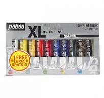 XL FINE OIL COLOR PAINT 10colors 20ml ( BRAND PEBEO )
