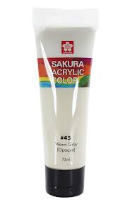 ACRYLIC COLOR ( BRAND SAKURA ) 75ML TUBE