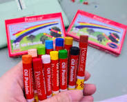 OIL PASTEL ( BRAND POTATO CAT ) 12 COLORS