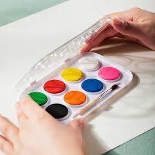 WATERCOLOR PAINT 8shades ( BRAND DELI )