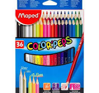 COLORED PENCIL 36colors ( BRAND MAPED )