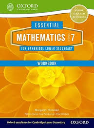 Essential Mathematics for Cambridge Secondary 1 Stage 7 Work Book