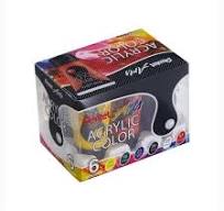 ACRYLIC COLOR 6 SHADES ( BRAND PENTEL ARTS )