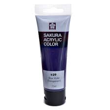 ACRYLIC COLOR ( BRAND SAKURA ) 75ML TUBE