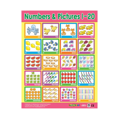 CHART BOARD ( NUMBER & PICTURES )