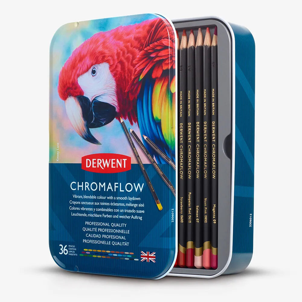 ARTIST SOFT CORE PENCIL ( BRAND DERWENT CHROMAFLOW ) 36 PCS