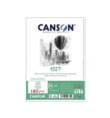 1557 DRAWING PAD A4 180 GSM 30 SHEETS ( BRAND CANSON )