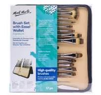 PAINT BRUSH SET 12pcs TAKLON ( BRAND MONT MARTE )