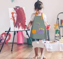 KIDS PAINTING APRON 40cm to 50cm size