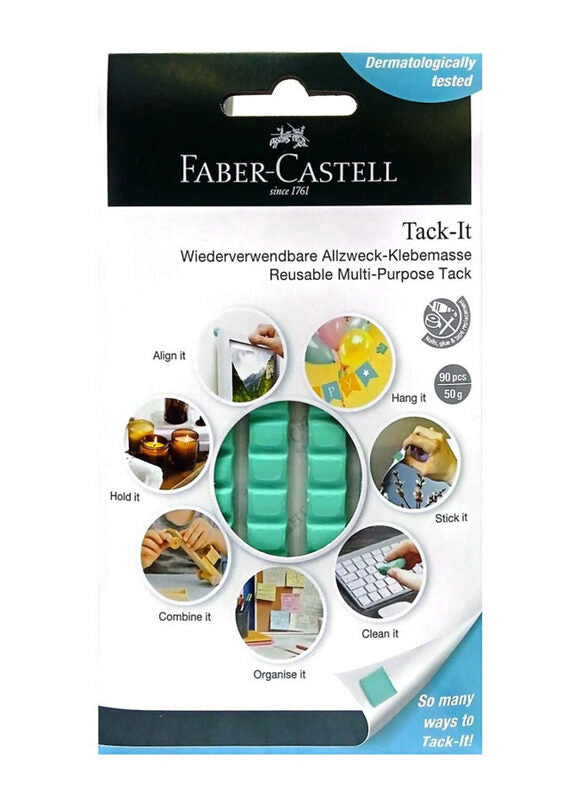 REUSABLE PURPOSE TACK IT ( BRAND FABER CASTELL ) 90PCS 50GRM