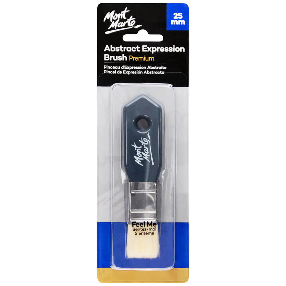 PAINT BRUSH ABSTRACT EXPRESSION ( BRAND MON MARTE ) 1.0 INCHES 25MM