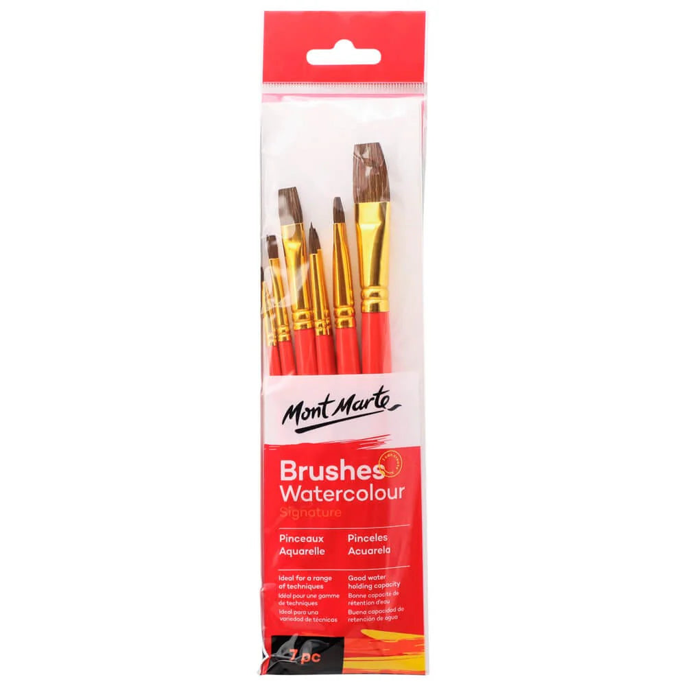 WATERCOLOR BRUSH ( BRAND MONT MARTE ) 7PCS