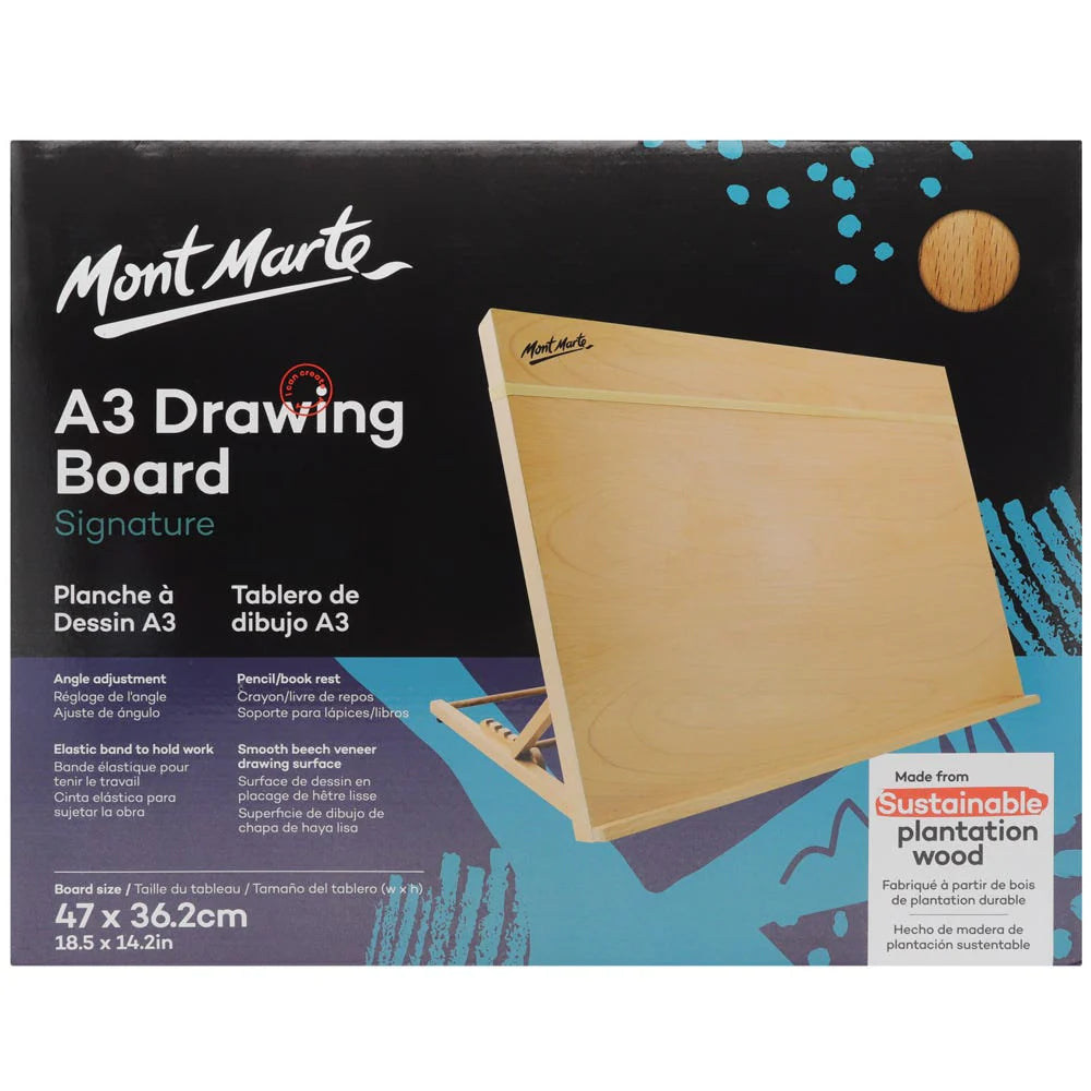 A3 DRAWING BOARD 47 x 6.2cm (18.5 x 14.2in) ( BRAND MONT MARTE )
