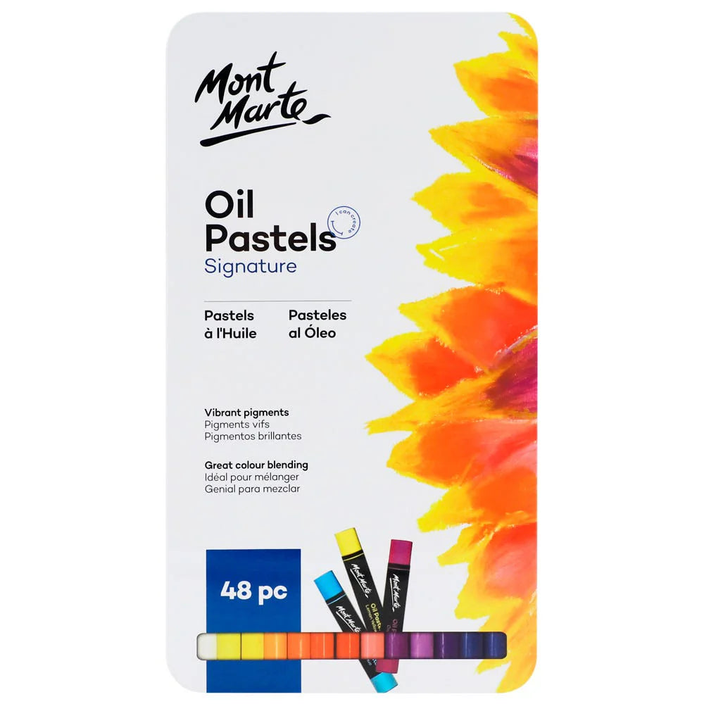 OIL PASTEL COLOR ( BRAND MONT MARTE ) 48 PCS