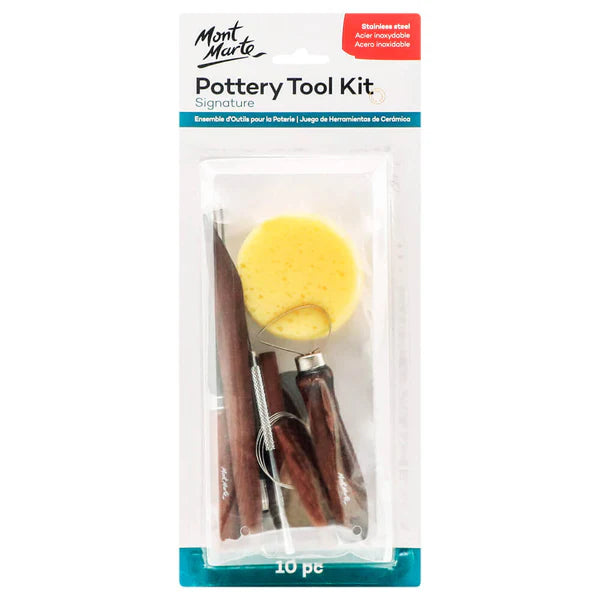 POTTERY TOOL KIT ( BRAND MONT MARTE ) 10 PCS