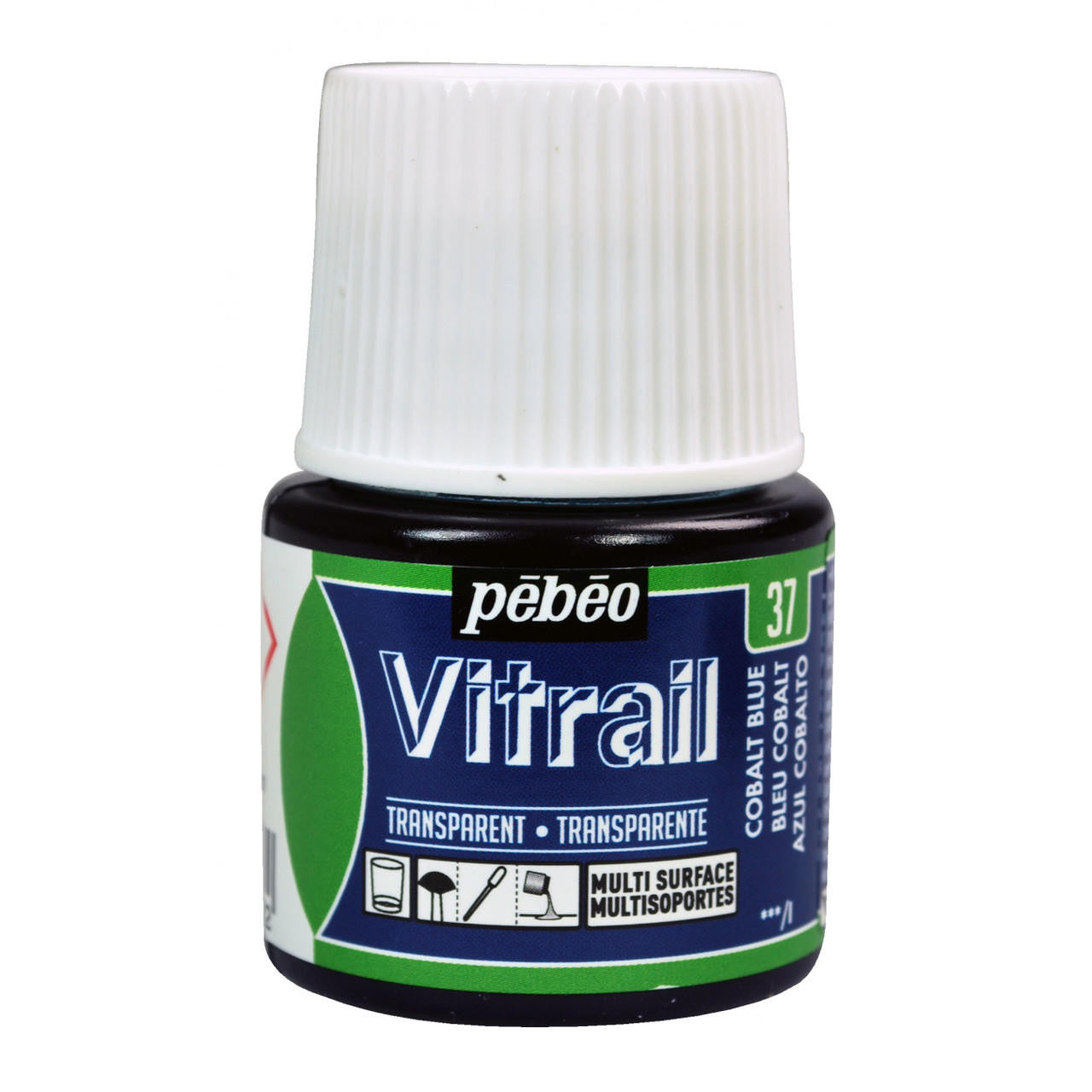 GLASS PAINT VITRAIL TRANSPARENT ( BRAND PEBEO ) 45ML